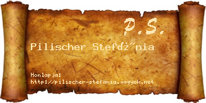 Pilischer Stefánia névjegykártya